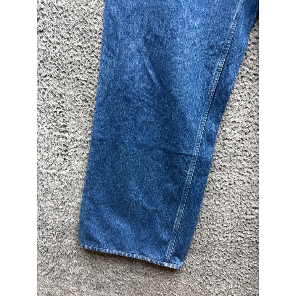 Reformation Cary Low Rise Slouchy Wide Leg Jeans Dark Wash Blue Womens Size 29 - Picture 5 of 15